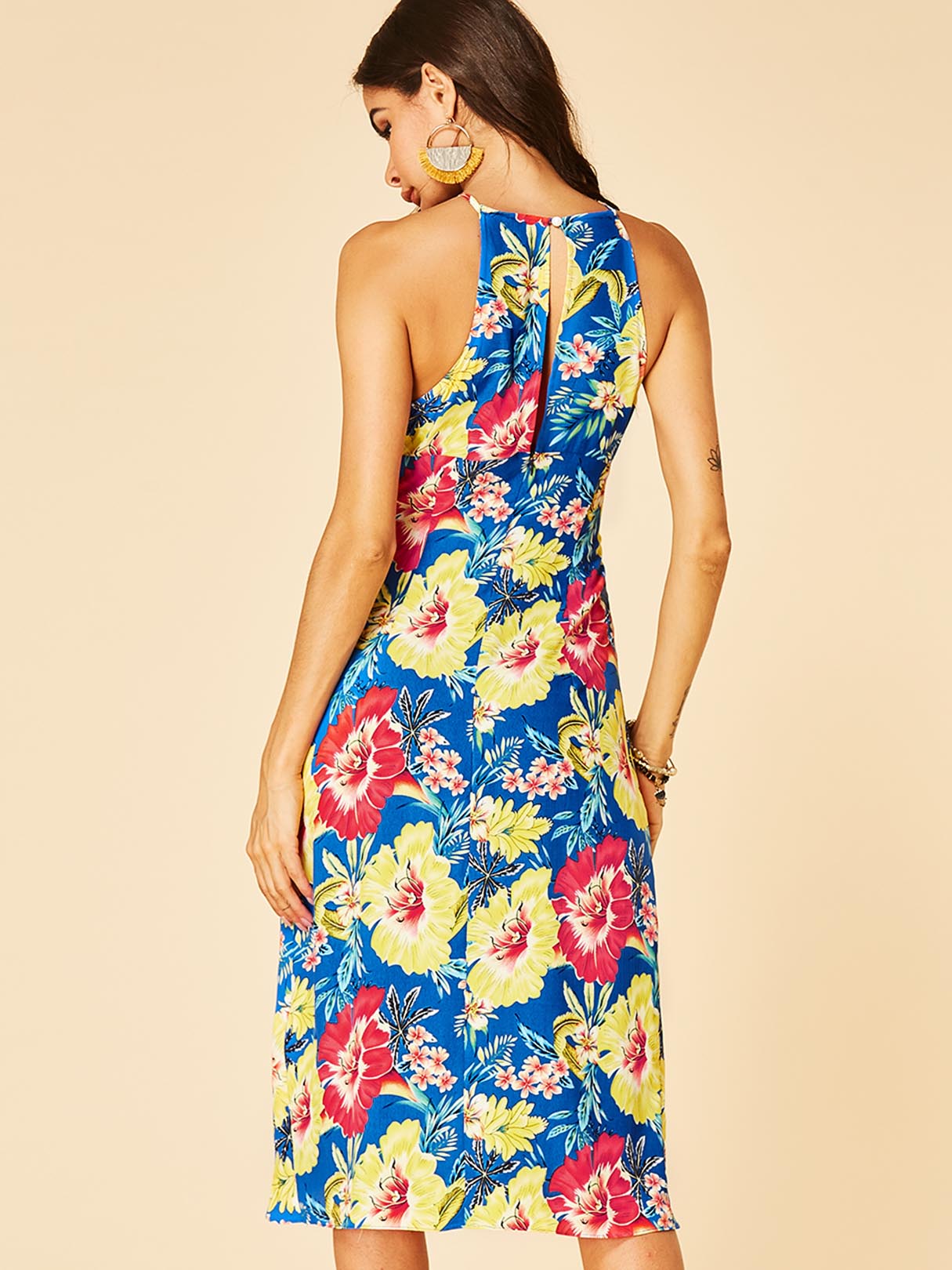 ODM Ladies Sleeveless Casual Dress