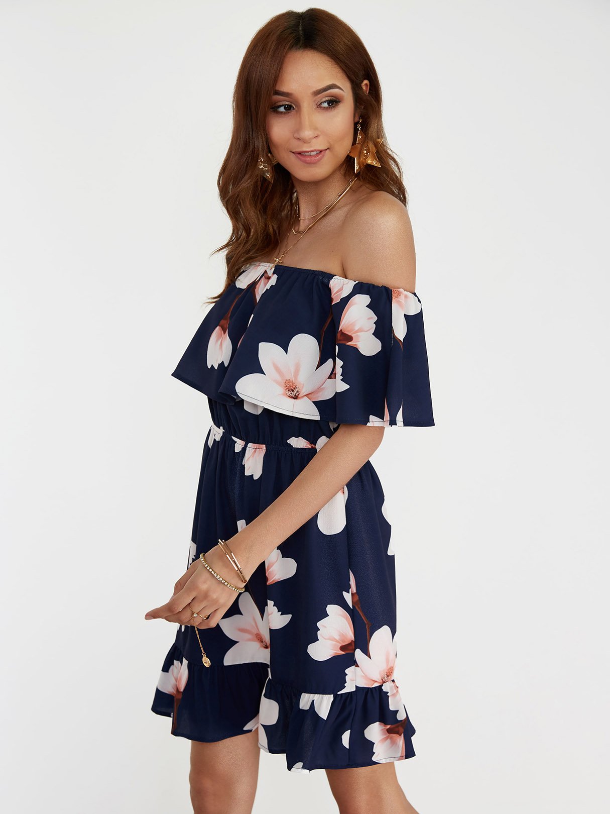 OEM ODM Black Chiffon Summer Dress