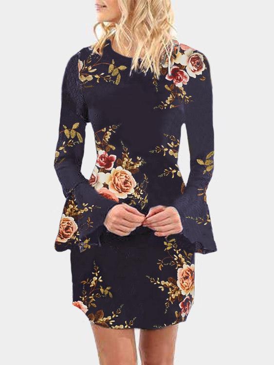 OEM Ladies Navy Mini Dresses