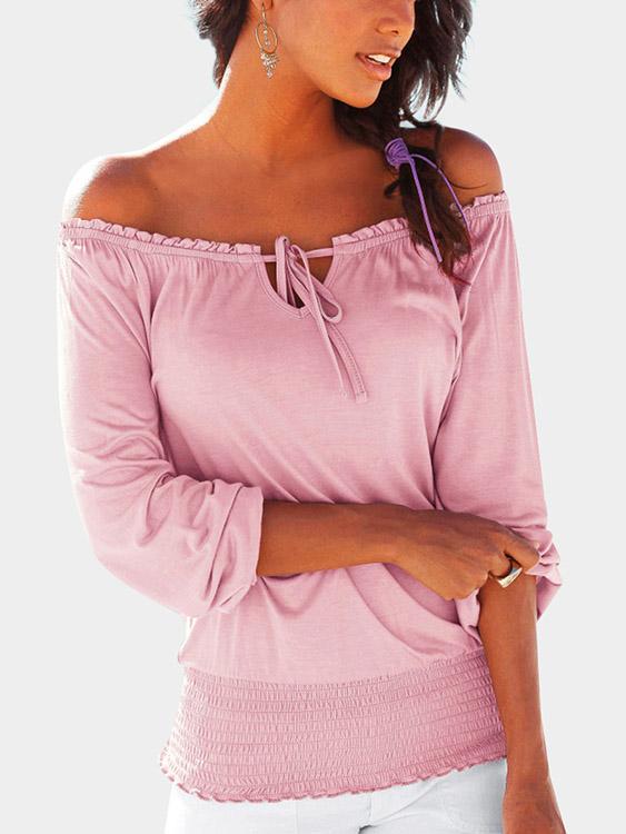 OEM ODM Ladies Pink T-Shirts