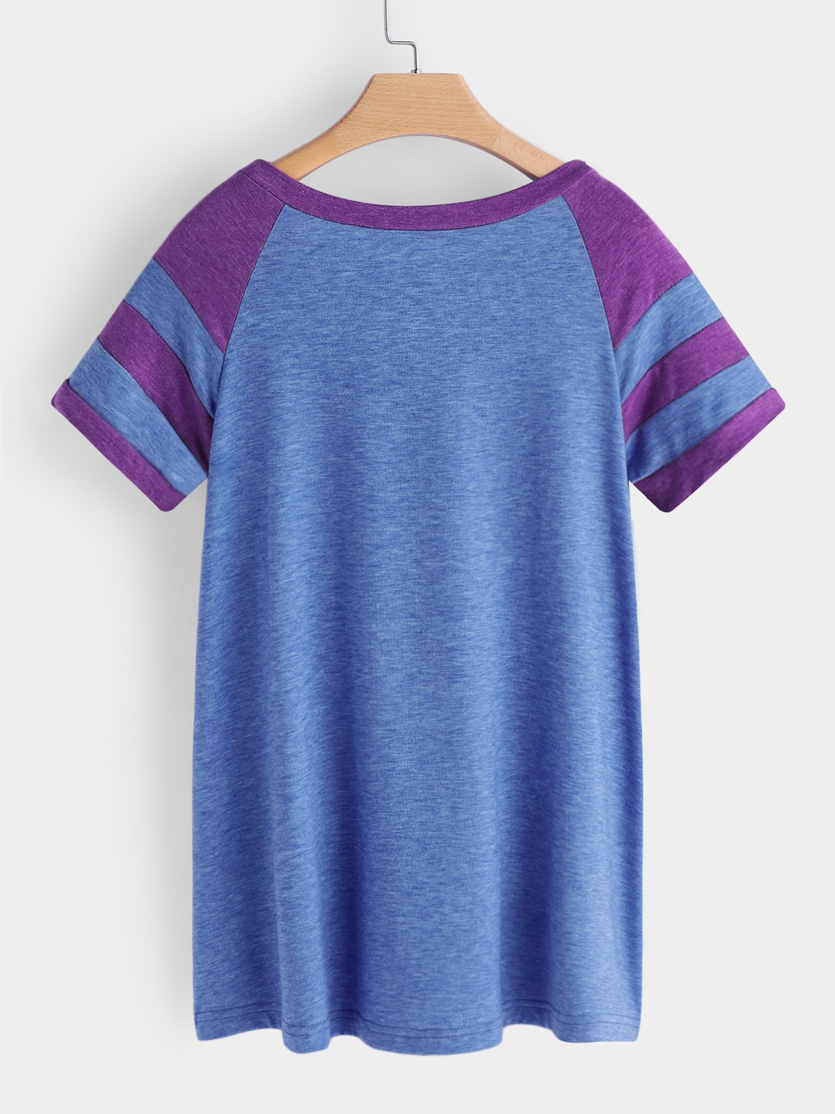 NEW FEELING Womens Blue T-Shirts