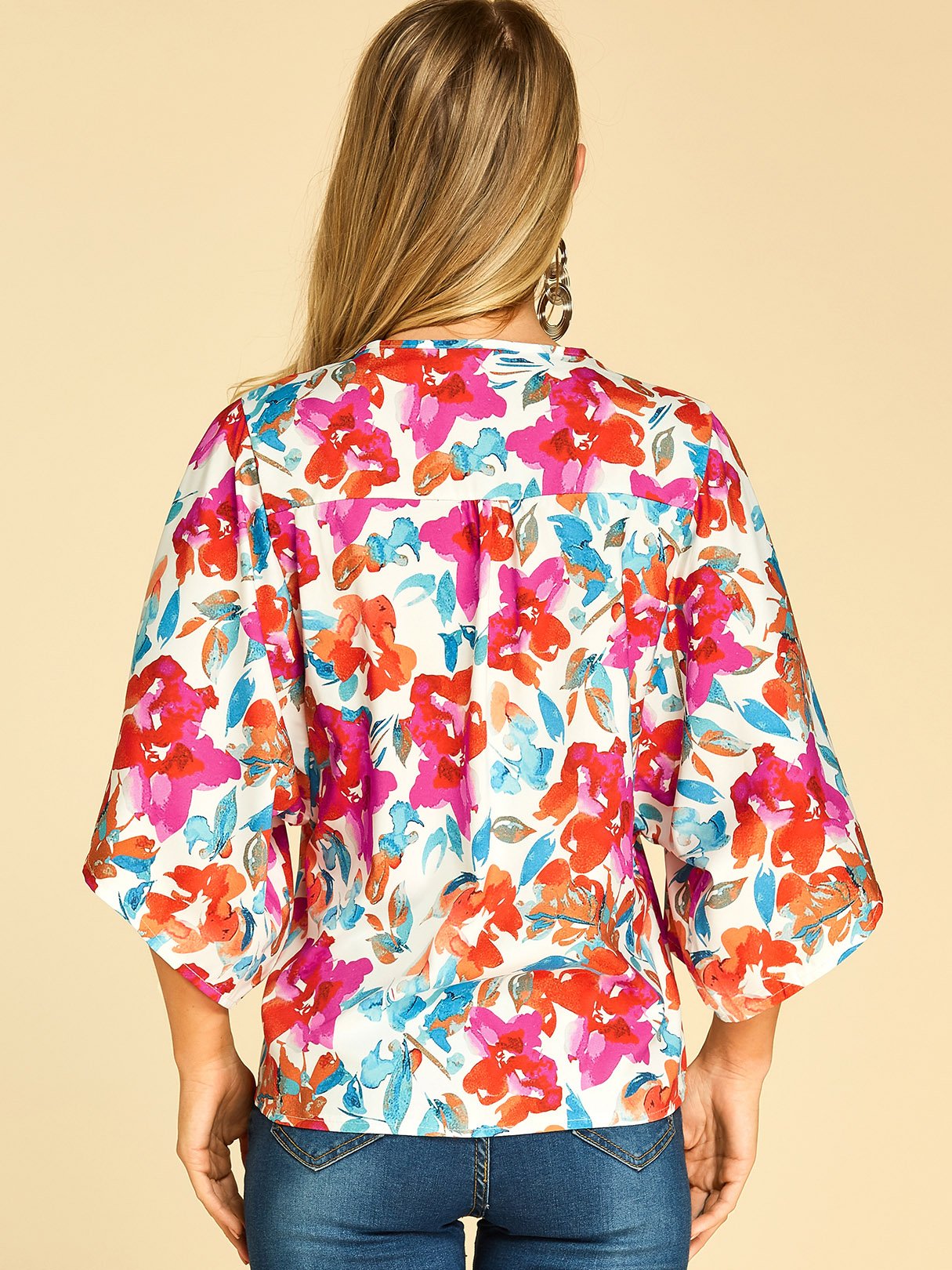 ODM Ladies 3/4 Sleeve Blouses