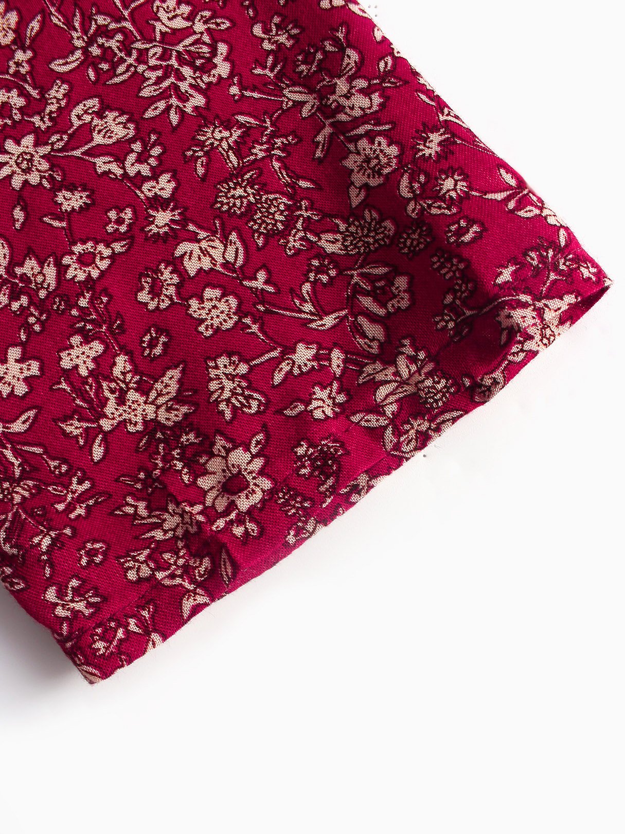 Custom Womens Floral Print Casual Dress