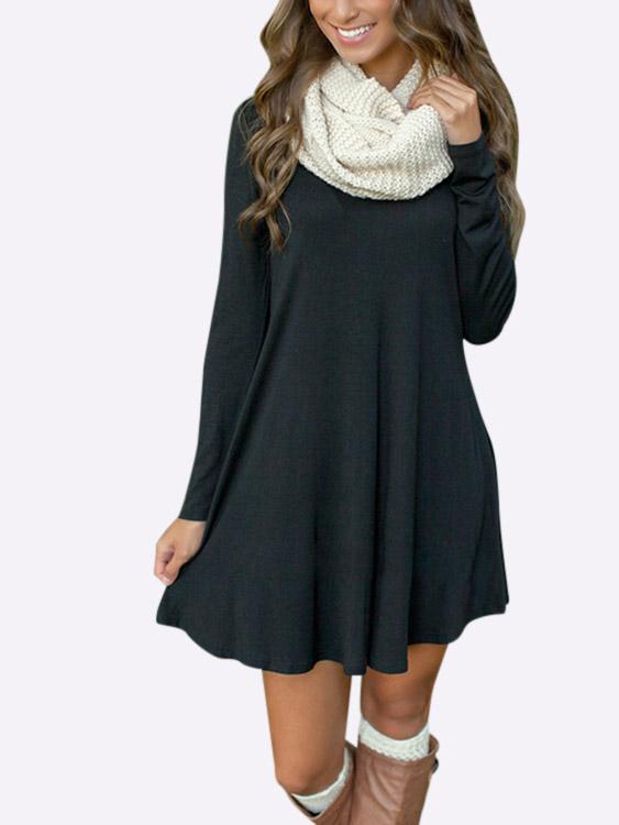 ODM Ladies Long Sleeve Mini Dress