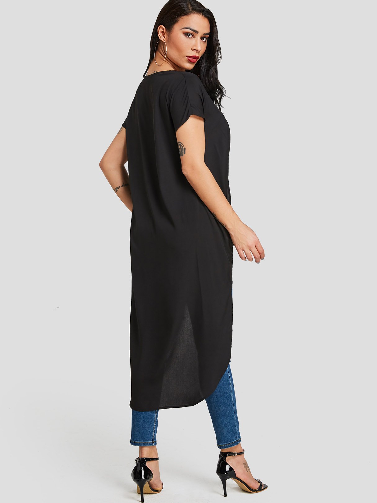 OEM Ladies Black Blouses