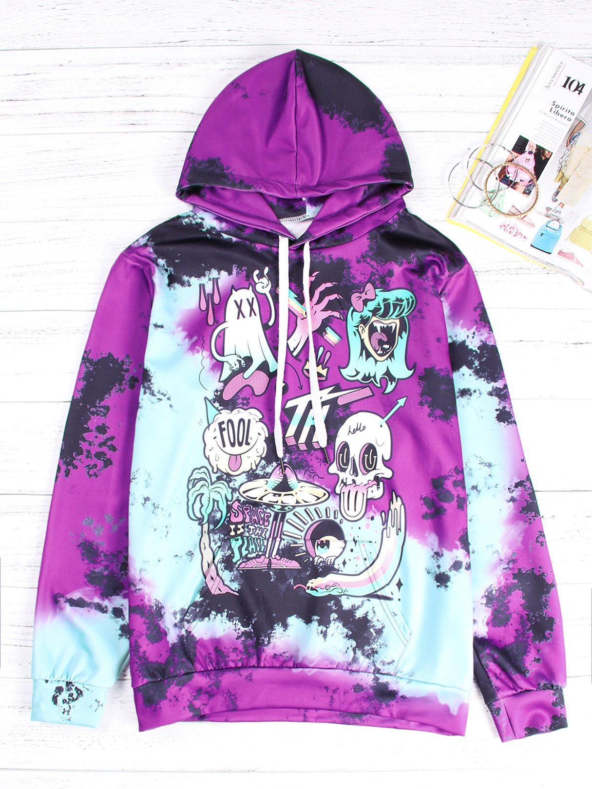 OEM Ladies Purple Hoodies 