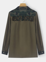 NEW FEELING Womens Army Green Blouses