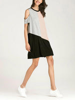 ODM Ladies Short Sleeve Mini Dress