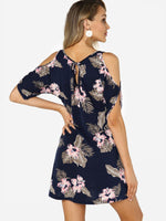 NEW FEELING Womens Navy Mini Dresses
