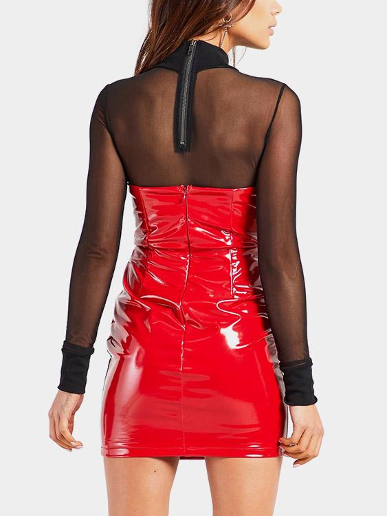 NEW FEELING Womens Red Mini Dresses