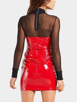 NEW FEELING Womens Red Mini Dresses