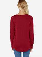 NEW FEELING Womens Red T-Shirts