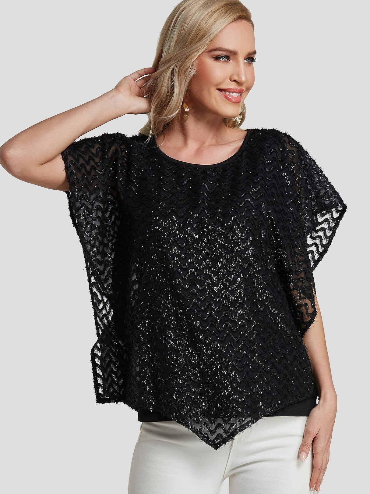 Wholesale Round Neck Short Sleeve Black T-Shirts