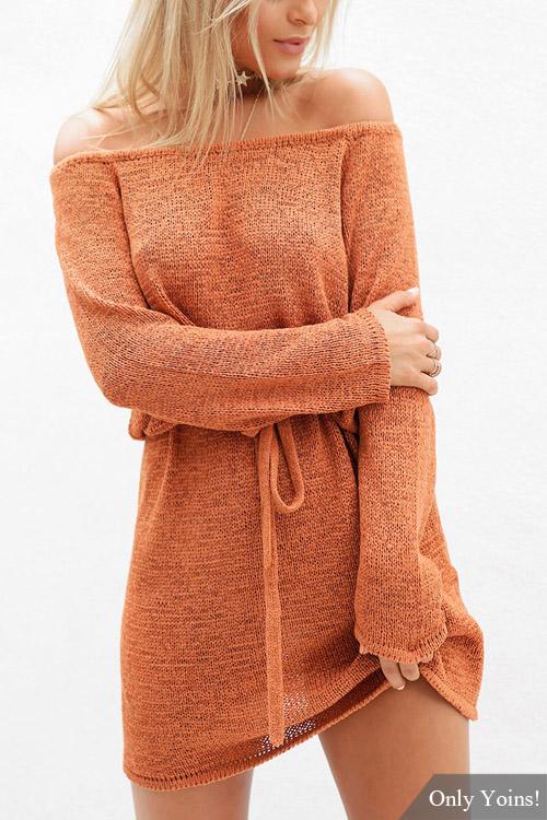 ODM Ladies Long Sleeve Casual Dresses