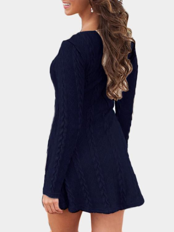 NEW FEELING Womens Navy Mini Dresses