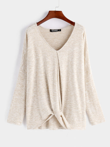 Wholesale Long Sleeve Beige T-Shirts