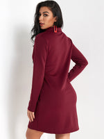 NEW FEELING Womens Burgundy Mini Dresses