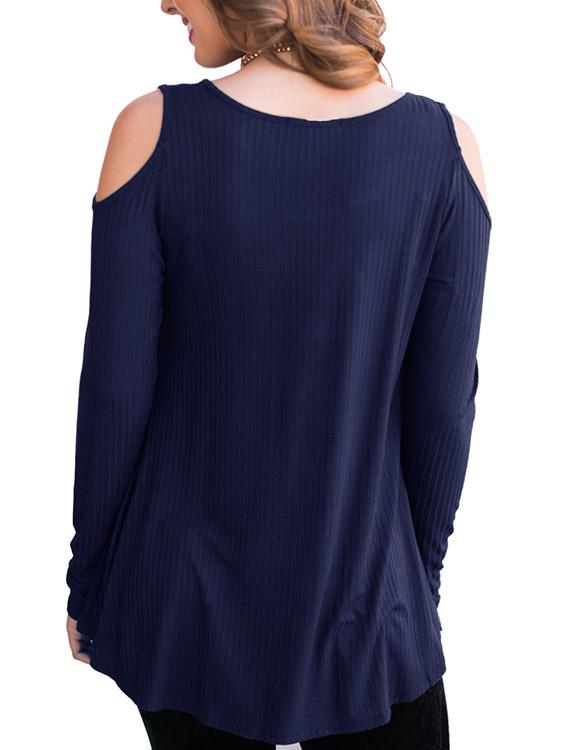 NEW FEELING Womens Navy T-Shirts