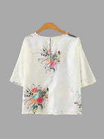 NEW FEELING Womens Floral T-Shirts