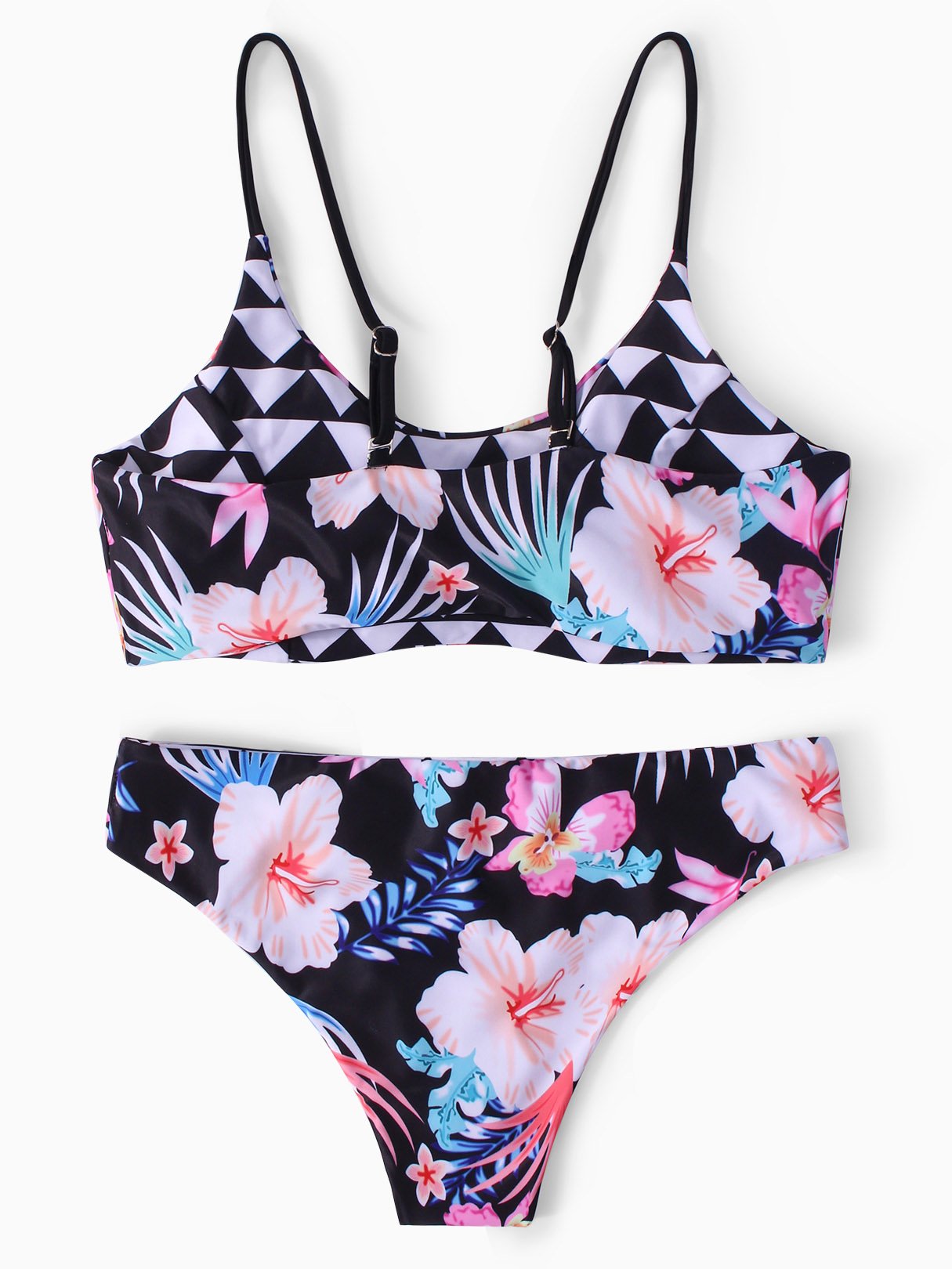 NEW FEELING Womens Floral Bikinis