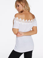 Custom Ladies Off The Shoulder T-Shirts