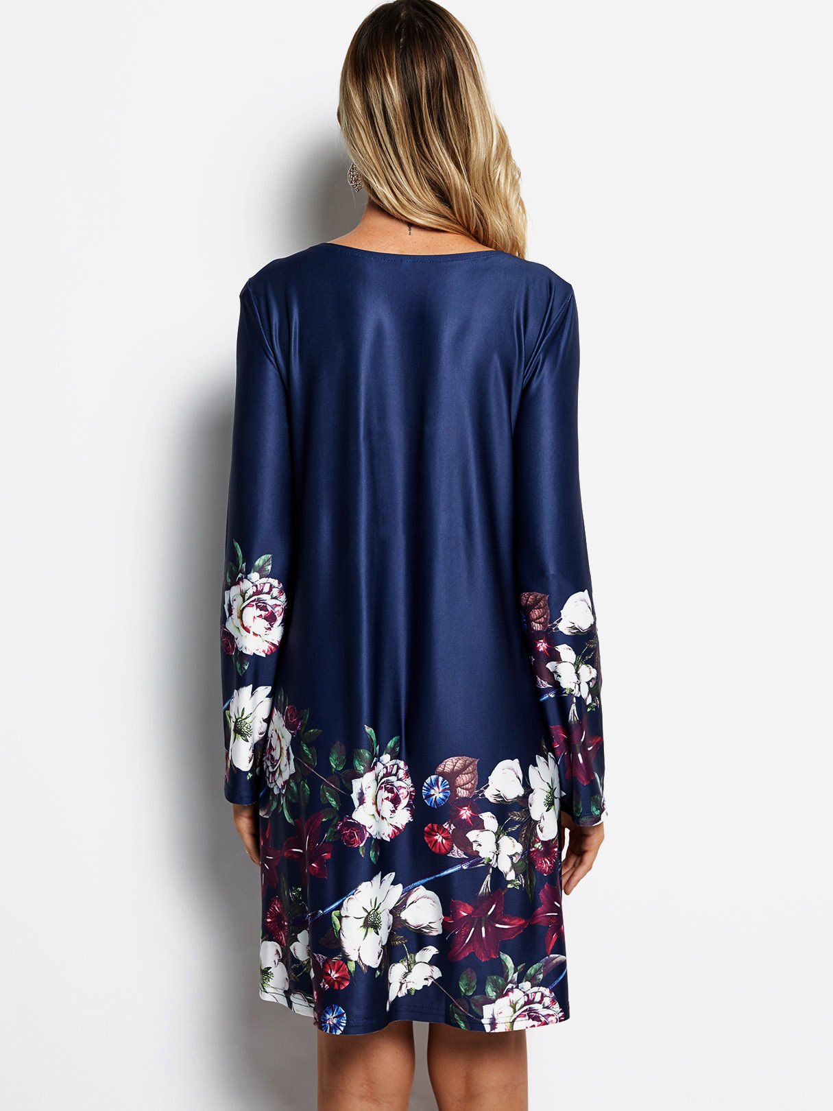 NEW FEELING Womens Navy Mini Dresses