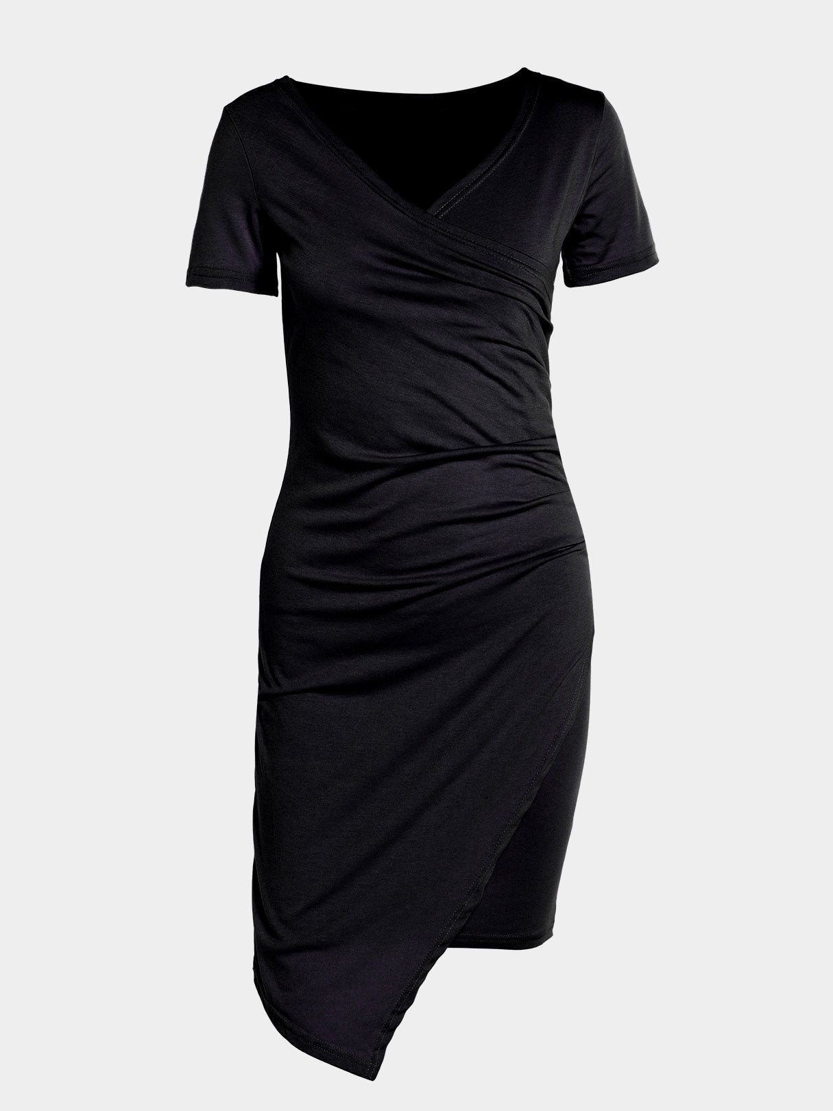 OEM ODM Womens Khaki V-Neck Dresses