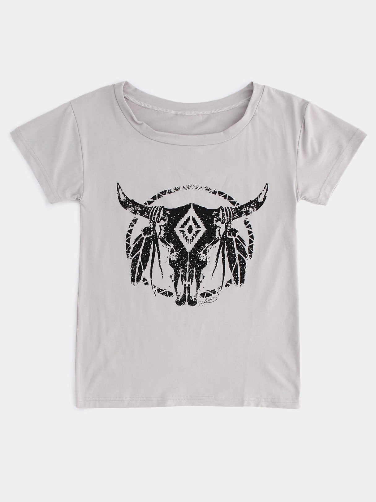 NEW FEELING Womens Grey T-Shirts