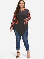 OEM ODM Womens Long Sleeve Plus Size Tops