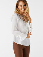 OEM Ladies White Blouses
