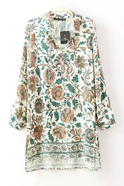 Wholesale Floral Midi Dresses With Split Side