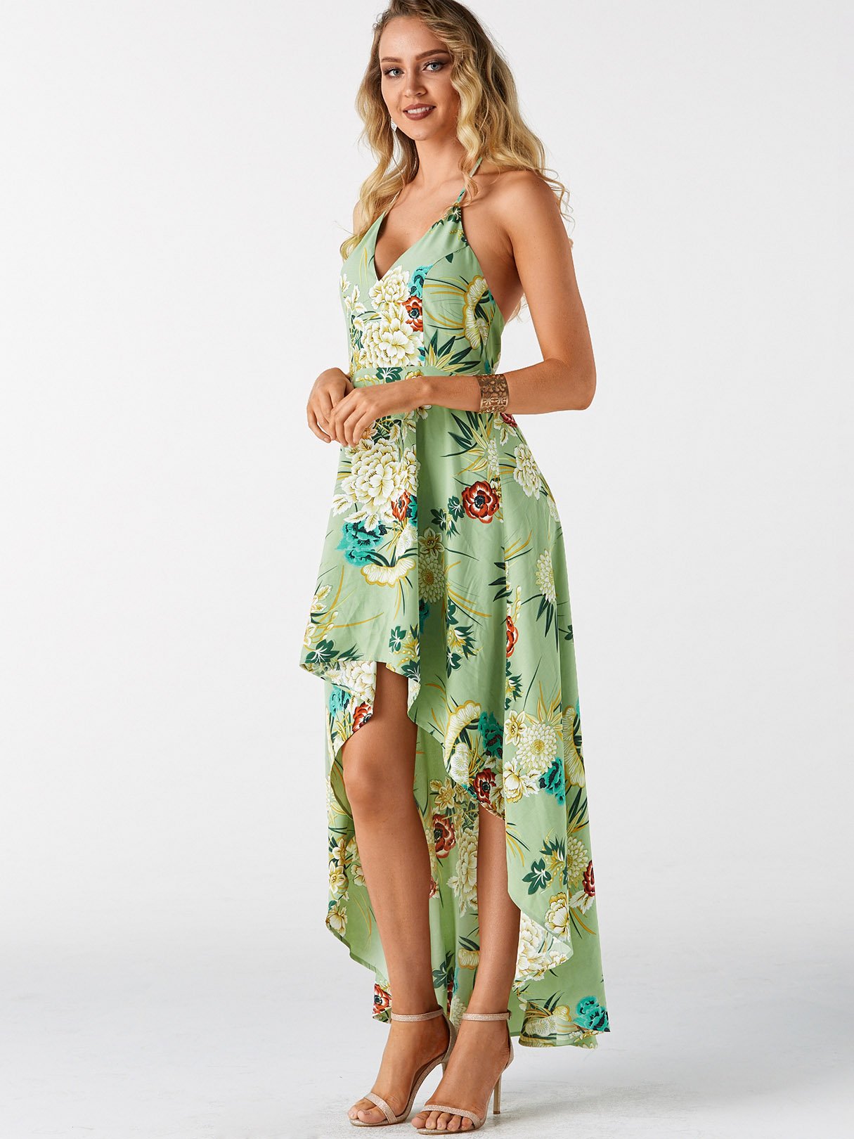 Custom Womens Floral Print Dresses