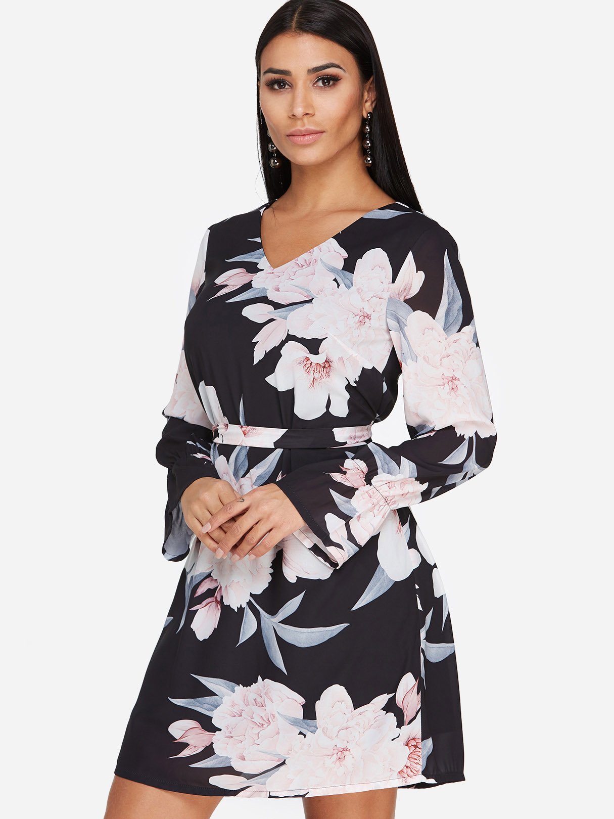 OEM Ladies Black Mini Dresses