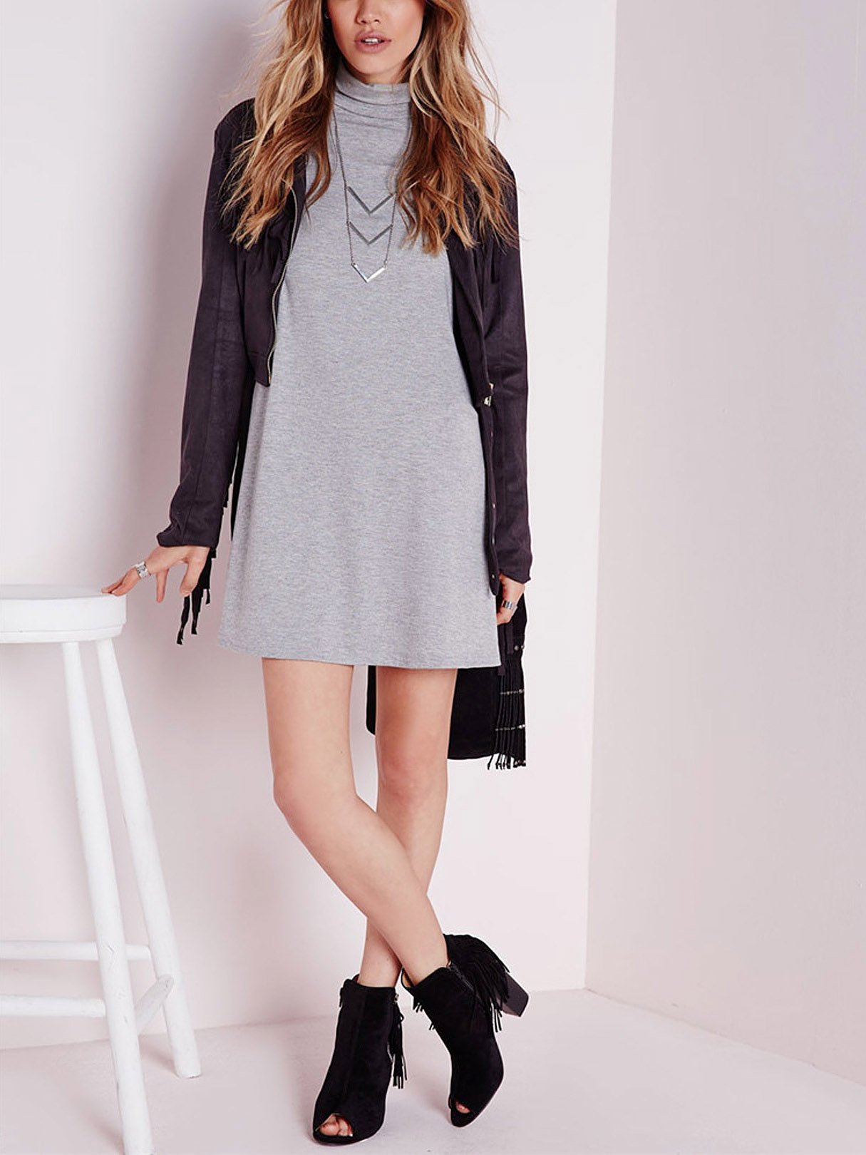 ODM Ladies Long Sleeve Casual Dress