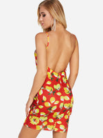 NEW FEELING Womens Red Floral Dresses