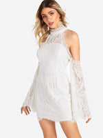 OEM Ladies White Mini Dresses