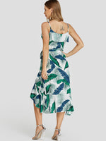 NEW FEELING Womens Green Floral Dresses
