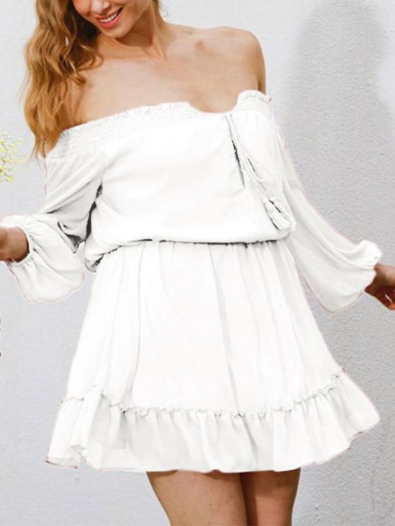 Custom Womens Short Sleeve Mini Dresses