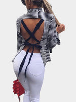NEW FEELING Womens Striped T-Shirts