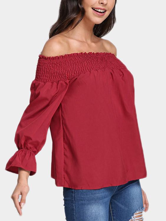 Custom Ladies Off The Shoulder T-Shirts
