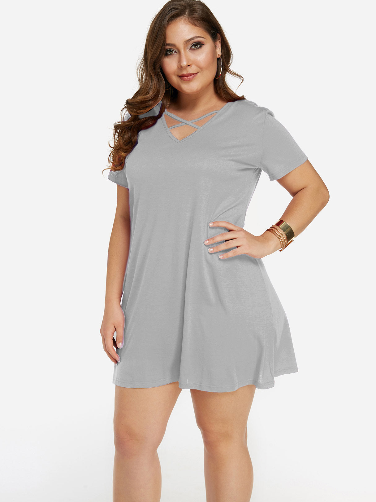 Custom Long Sleeve Summer Dresses Plus Size