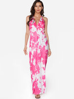 OEM Ladies Blue Maxi Dresses