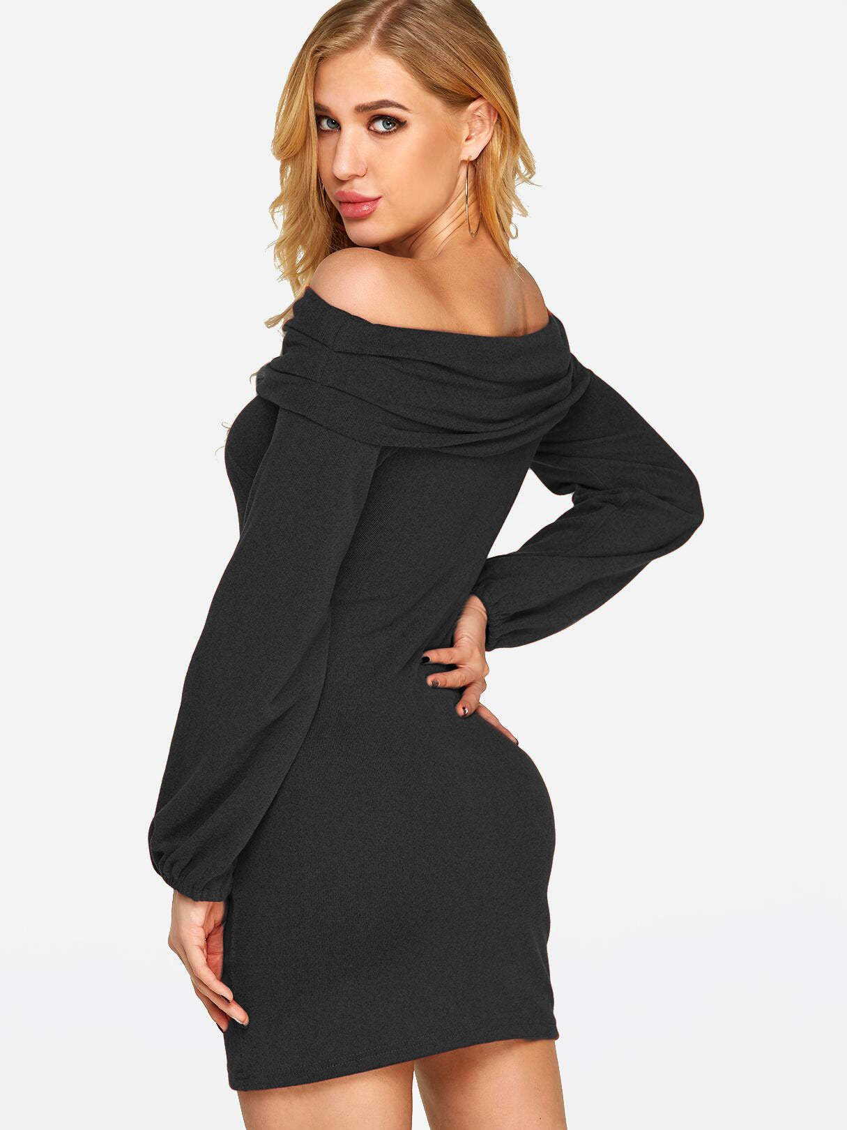 Custom Ladies Off The Shoulder Dress