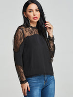 OEM Ladies Black Blouses