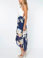 OEM Ladies Navy Maxi Dresses