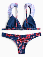 NEW FEELING Womens Navy Bikinis