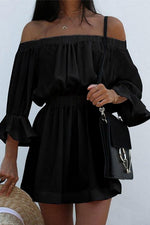 OEM Ladies Black Mini Dresses
