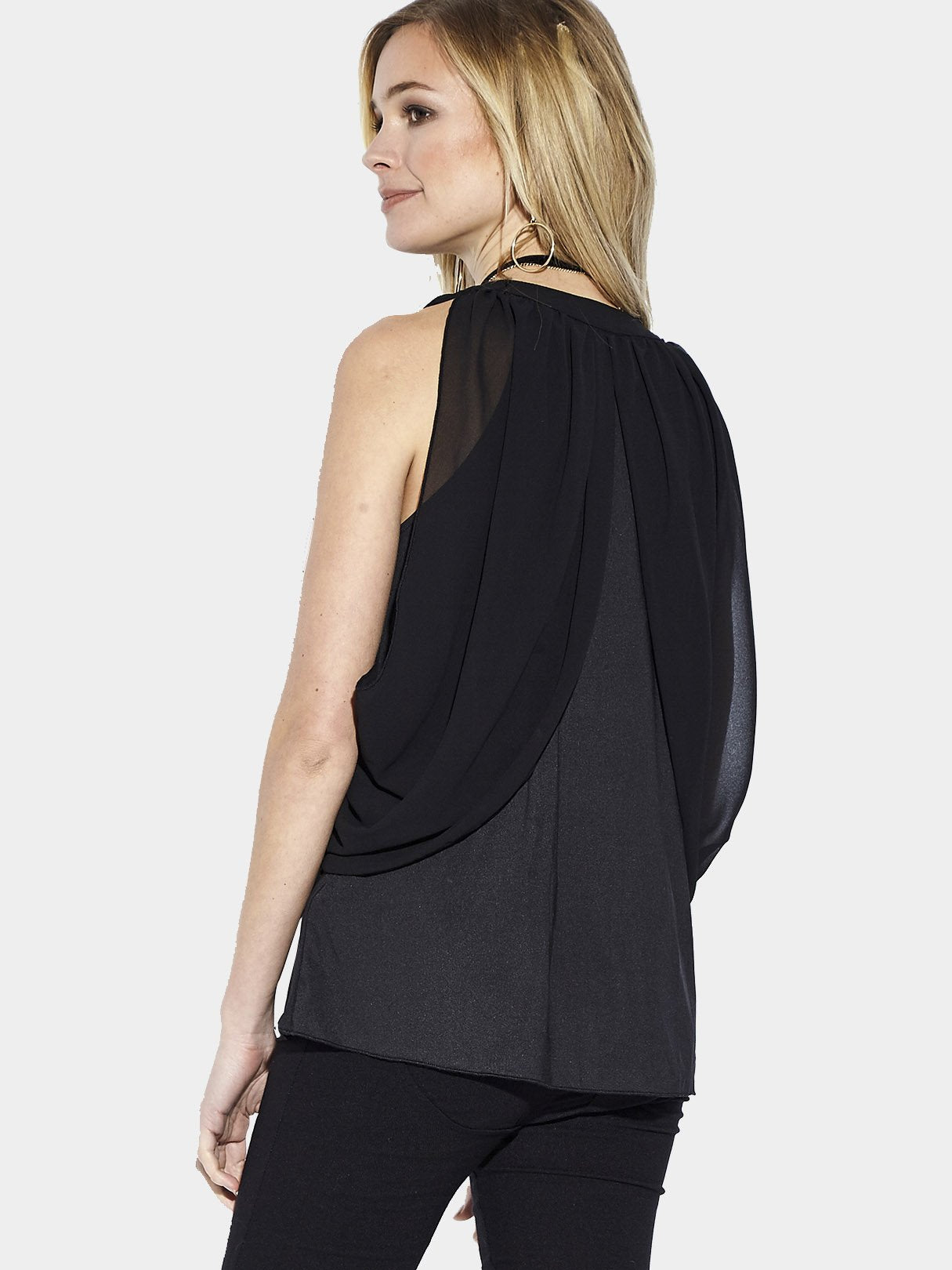 NEW FEELING Womens Black Camis