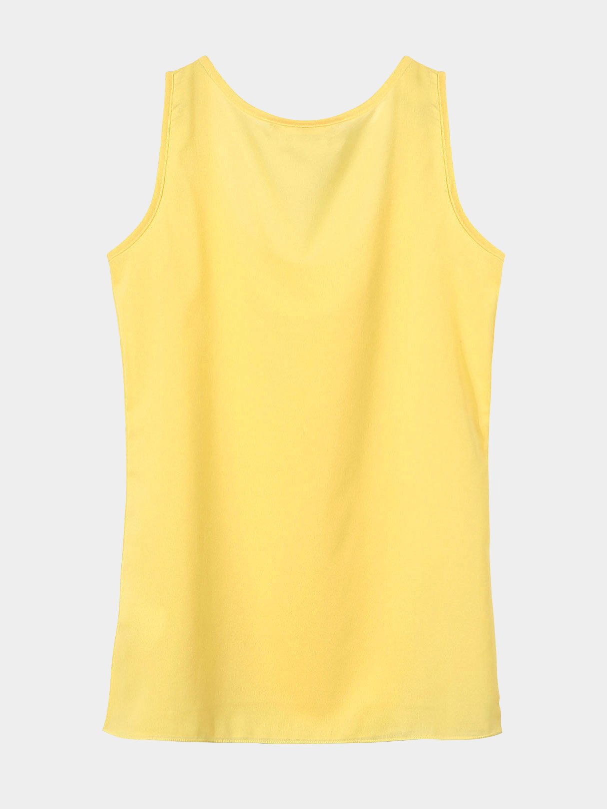 NEW FEELING Womens Yellow Camis
