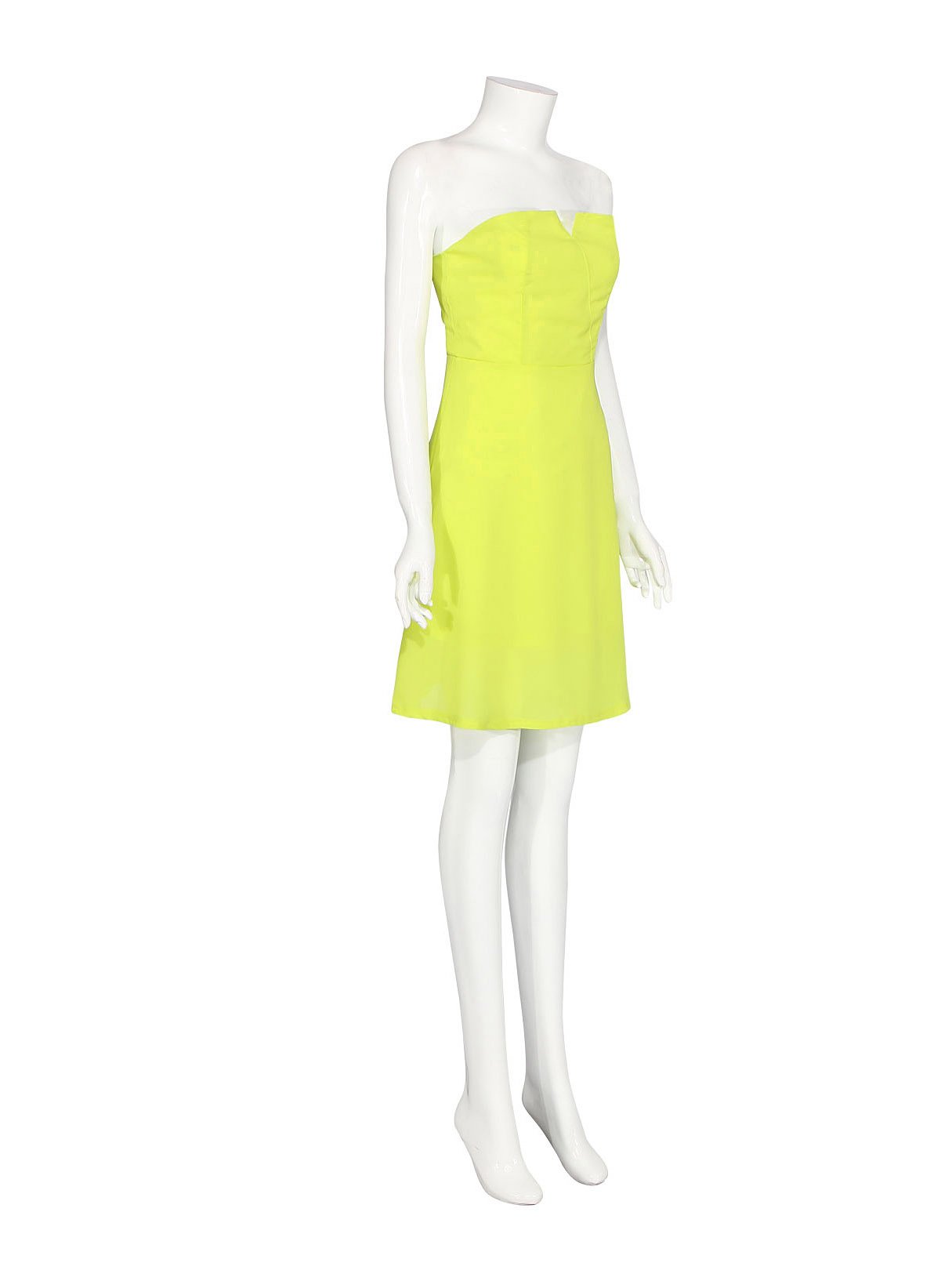 OEM Ladies Yellow Sexy Dresses